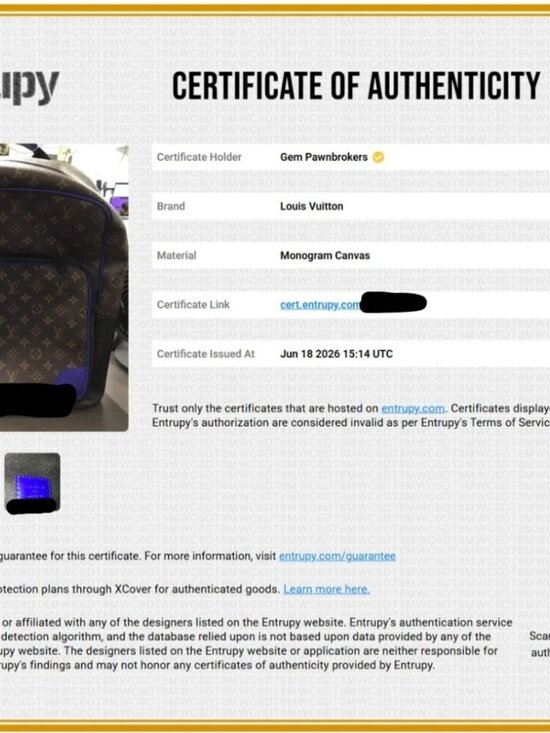 Louis Vuitton Monogram Macassar Dean Brown Blue Backpack main image 7